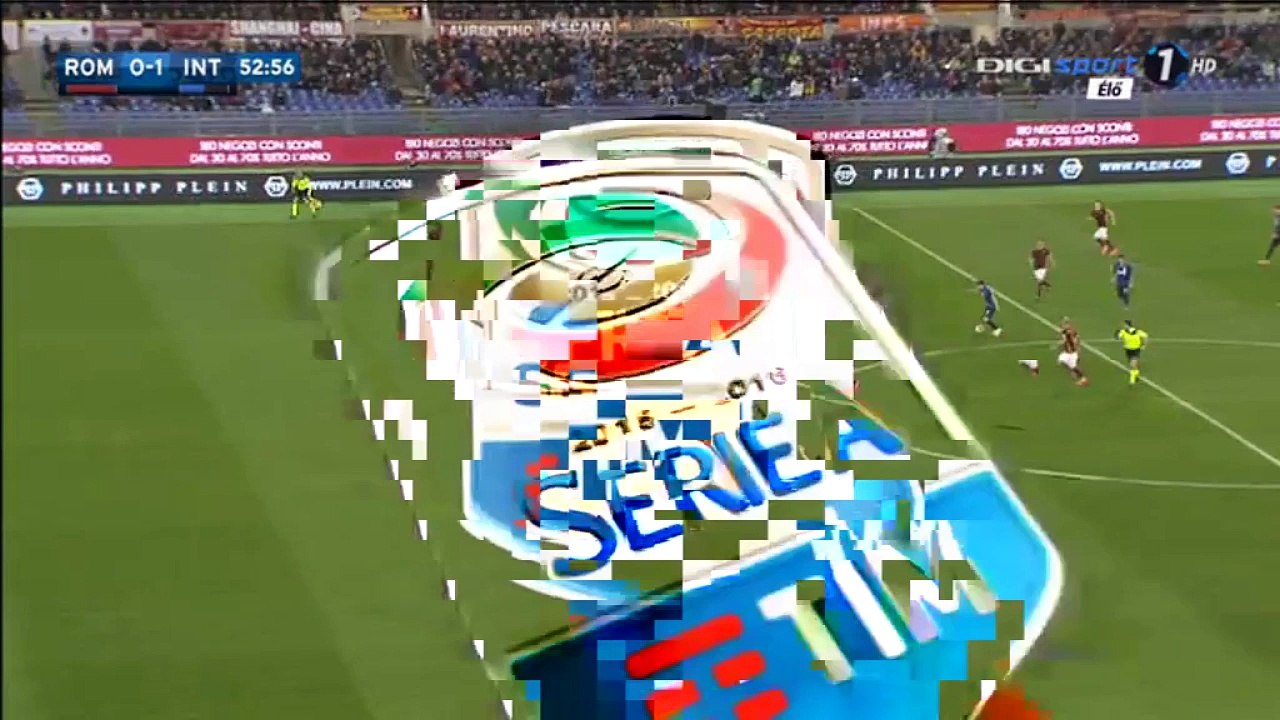 1-1 All Goals Italy Serie A - 19.03.2016, AS Roma 1-1 Inter Milano