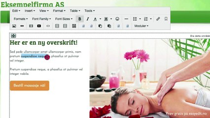 Start opp webside enkelt med Easy Edit|Brukervennlig hjemmeside program gjør det lettere å