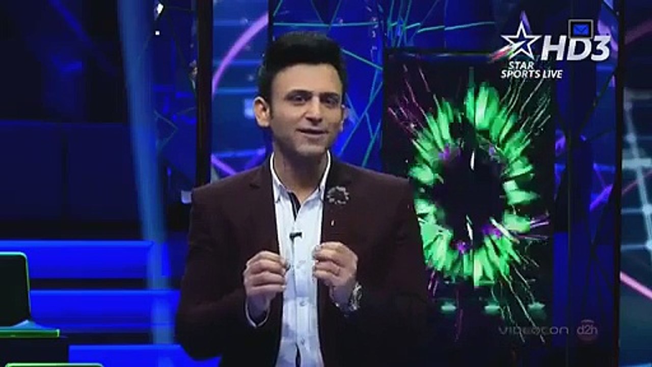 Shoaib Akhtar Gets angry on Indian TV Anchor After Losing Match