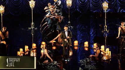 The Weeknd Gives Sultry Earned It Performance At Oscars 2016