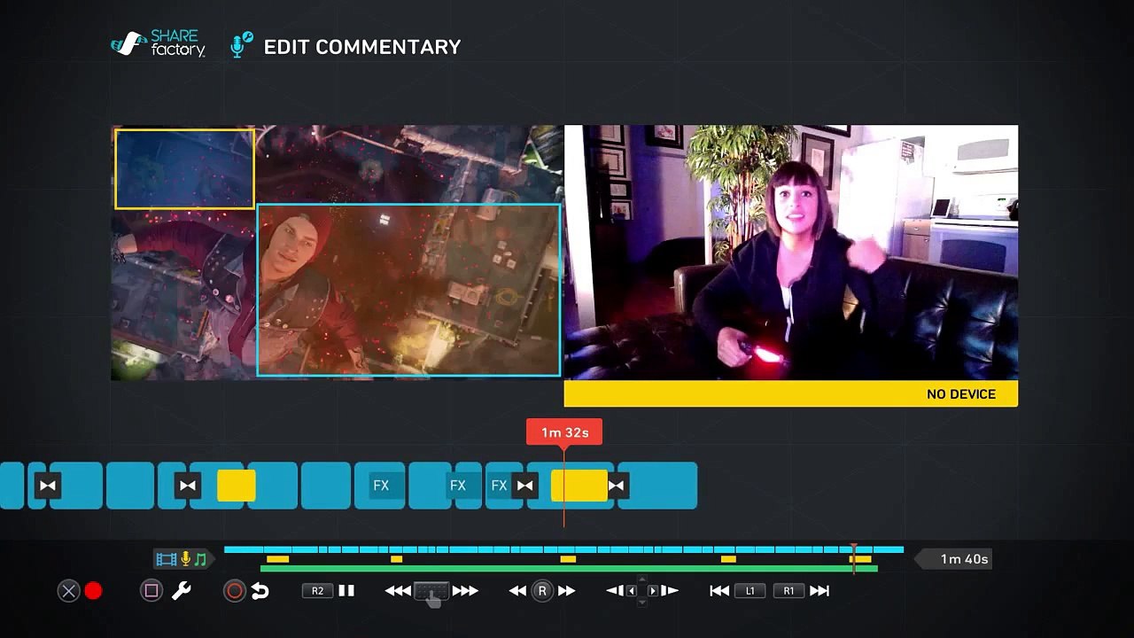 Sharefactory Tutorial Lesson 6 - Add Video Commentary - picture in picture