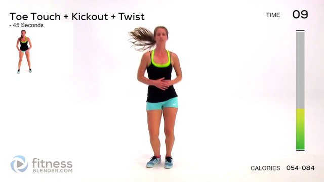 At Home Cardio Workout to Burn Fat and Tone (High & Low Impact Modifications)