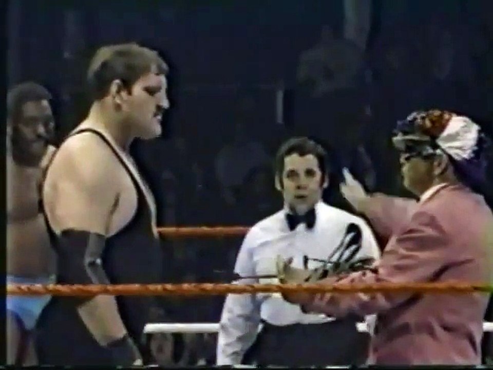 Sgt Slaughter vs SD Jones   Championship Wrestling April 23rd, 1983