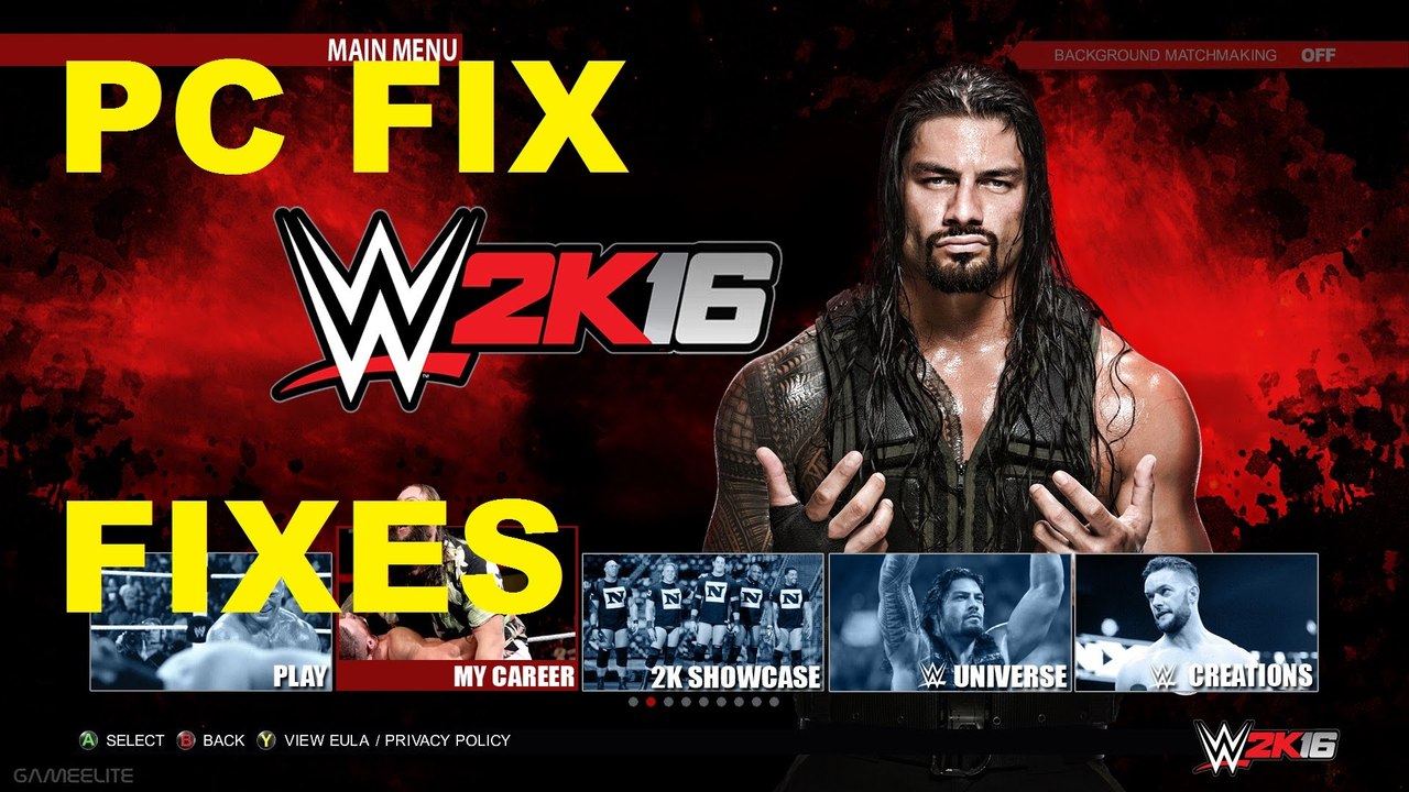Parou de Funcionar ! [WWE 2K16}