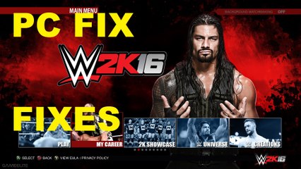 Parou de Funcionar ! [WWE 2K16}