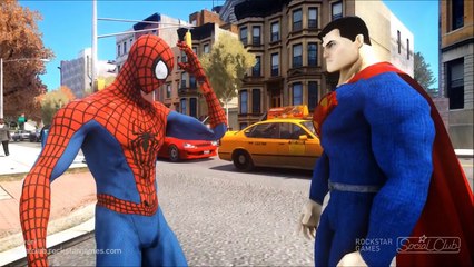 SPIDERMAN VS SUPERMAN - THE AMAZING SPIDER-MAN VS MAN OF STEEL