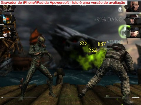 MORTAL KOMBAT X IPAD - Guerra de facções NORMAL 2-TIME REPTILE KRAKEN, KITANA IMPERATRIZ SOMBRIA E KUNG LAO ESPECTRO