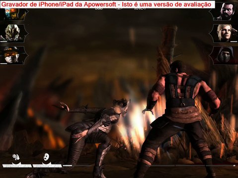 MORTAL KOMBAT X IPAD - Guerra de facções MODO NORMAL3-TIME REPTILE KRAKEN, KITANA IMPERATRIZ SOMBRIA E KUNG LAO ESPECTRO
