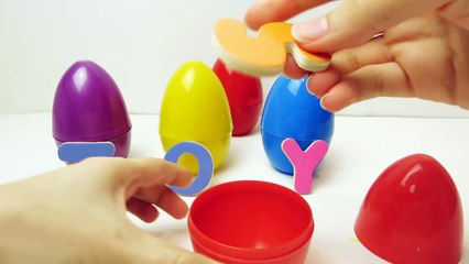Sürpriz Yumurtalar İle İngilizce Kelime Öğreniyorum
