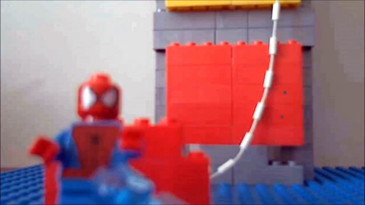 lego spiderman vs electro