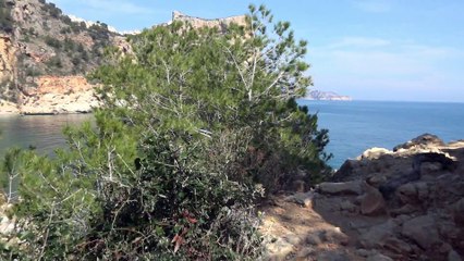 Испания берег Бенитачель пляж Cala Moraig