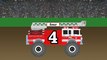 Monster Fire Trucks Teaching Numbers 1 to 10 - Learning to Count for Children
