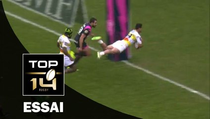 TOP 14 - Stade Français - La Rochelle : 33-20 Essai 1 Malietoa HINGANO (LAR) J13 - Saison 2015/2016