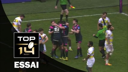 TOP 14 - Stade Français - La Rochelle : 33-20 Essai Paul WILLIAMS (PAR) J13 - Saison 2015/2016