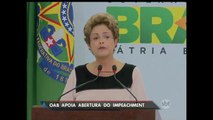 OAB decide apoiar impeachment da presidente Dilma