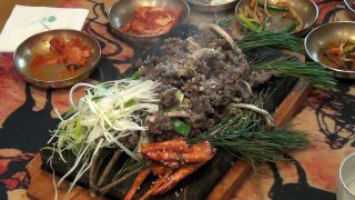 Korean Barbeque, Seoul, Korea - Pon and Chansamone