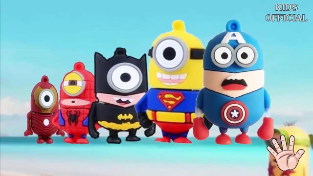 Minions Hulk Finger Family Rhymes | Minions Spiderman Cartoons Finger Family Children Nurs