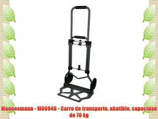 Mannesmann - M00940 - Carro de transporte abatible capacidad de 70 kg