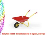 Rolly Toys 270804 - Carretilla de metal de juguete color rojo