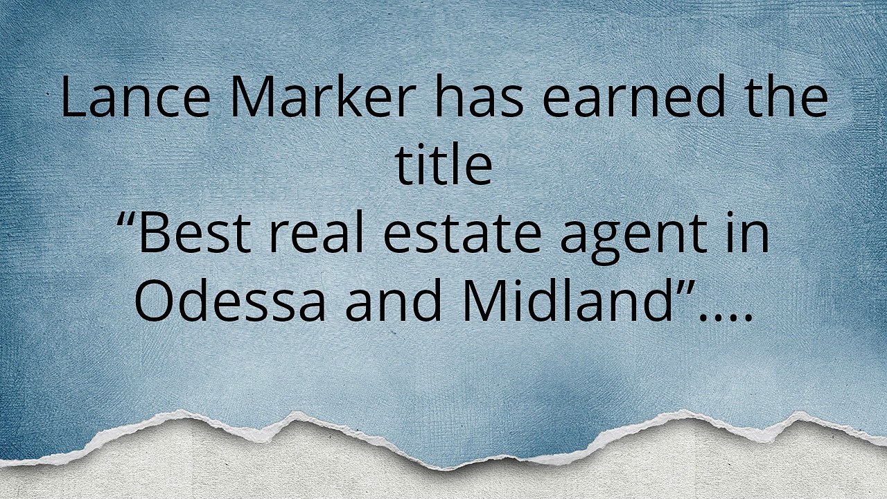 Best Odessa Real Estate Agent for Sellers-Top Agent