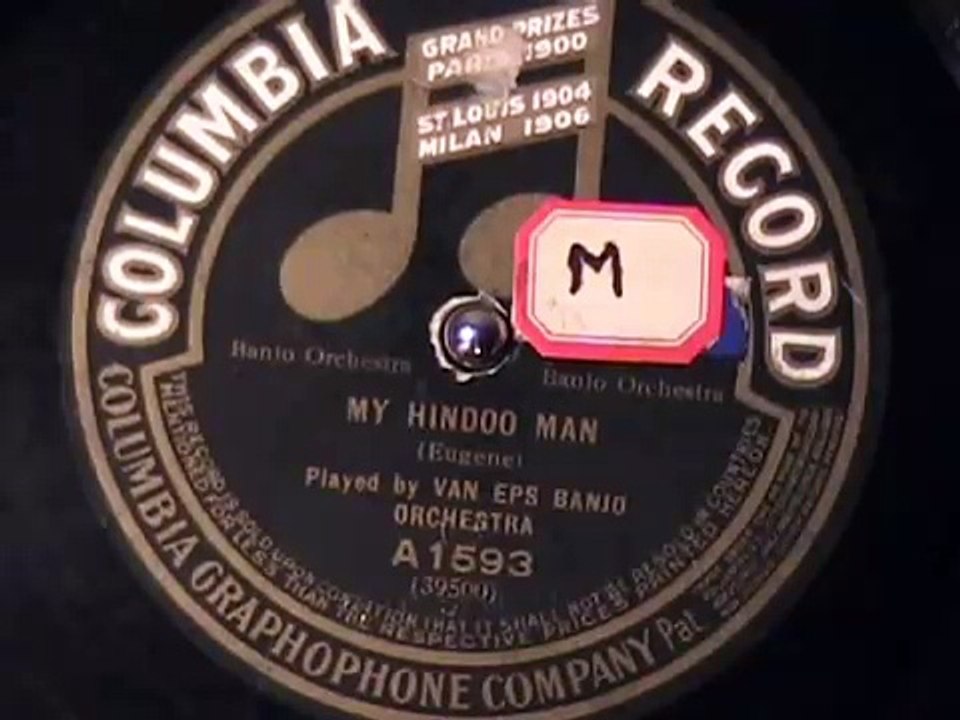MY HINDOO MAN by the Van Eps Banjo Orchestra 1914