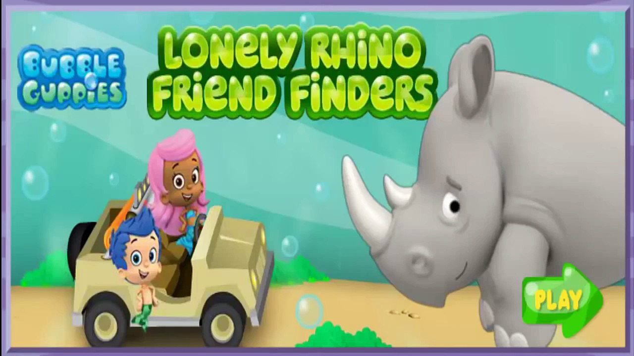 Bubble Guppies Game for Kids Bubble Guppies Lonely Rhino Friend Finders!