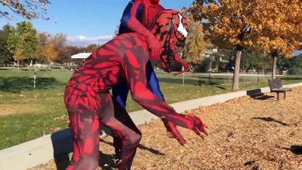 Spiderman vs Carnage vs Venom - Bane vs Spiderman - SuperHero Fights Movie In Real Life HD