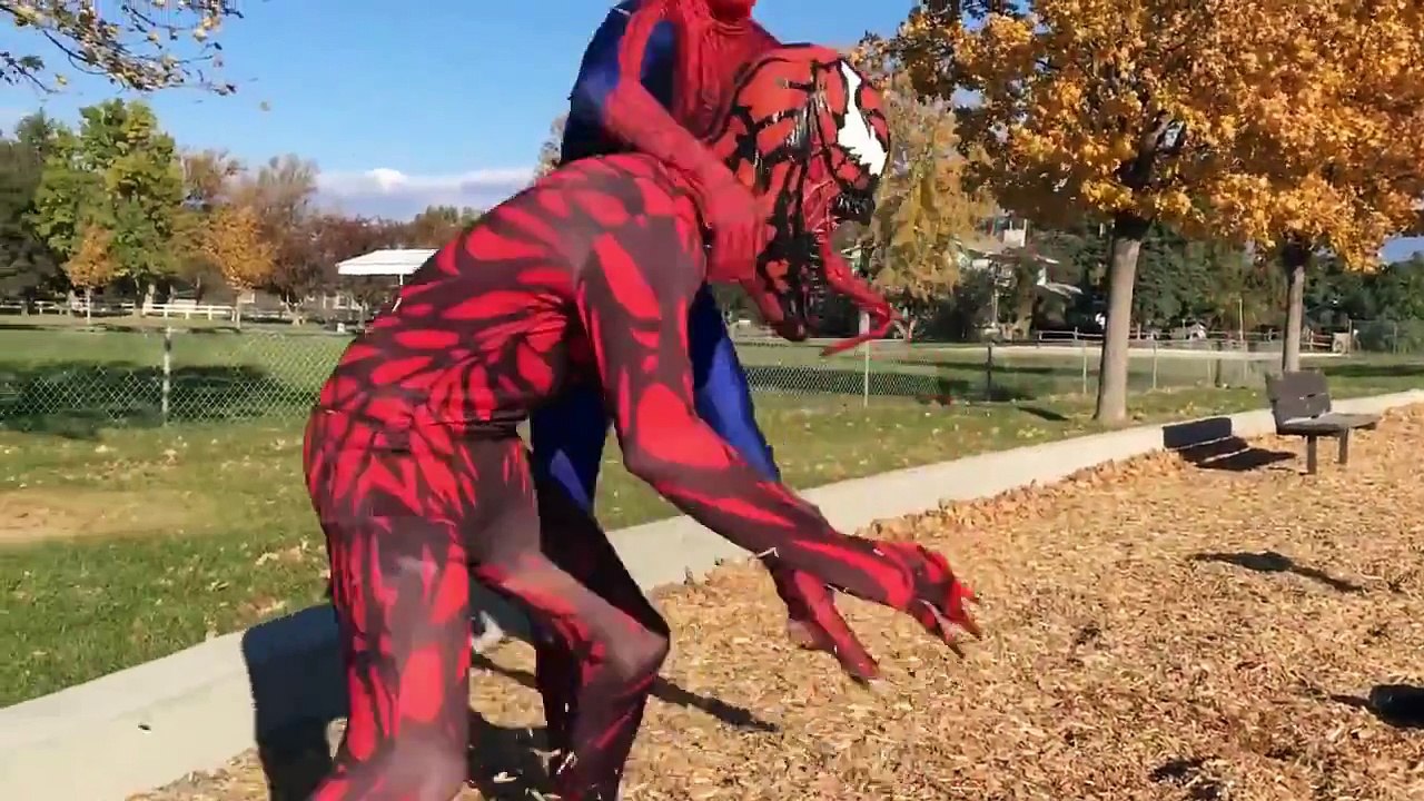 Spiderman vs Carnage vs Venom - Bane vs Spiderman - SuperHero Fights Movie In Real Life HD