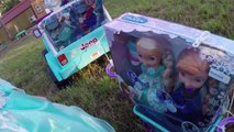 BIGGEST SURPRISE BOX EVER TOY Surprise Egg TOYS DISNEY FROZEN Ride-On Let it Go Wand Elsa