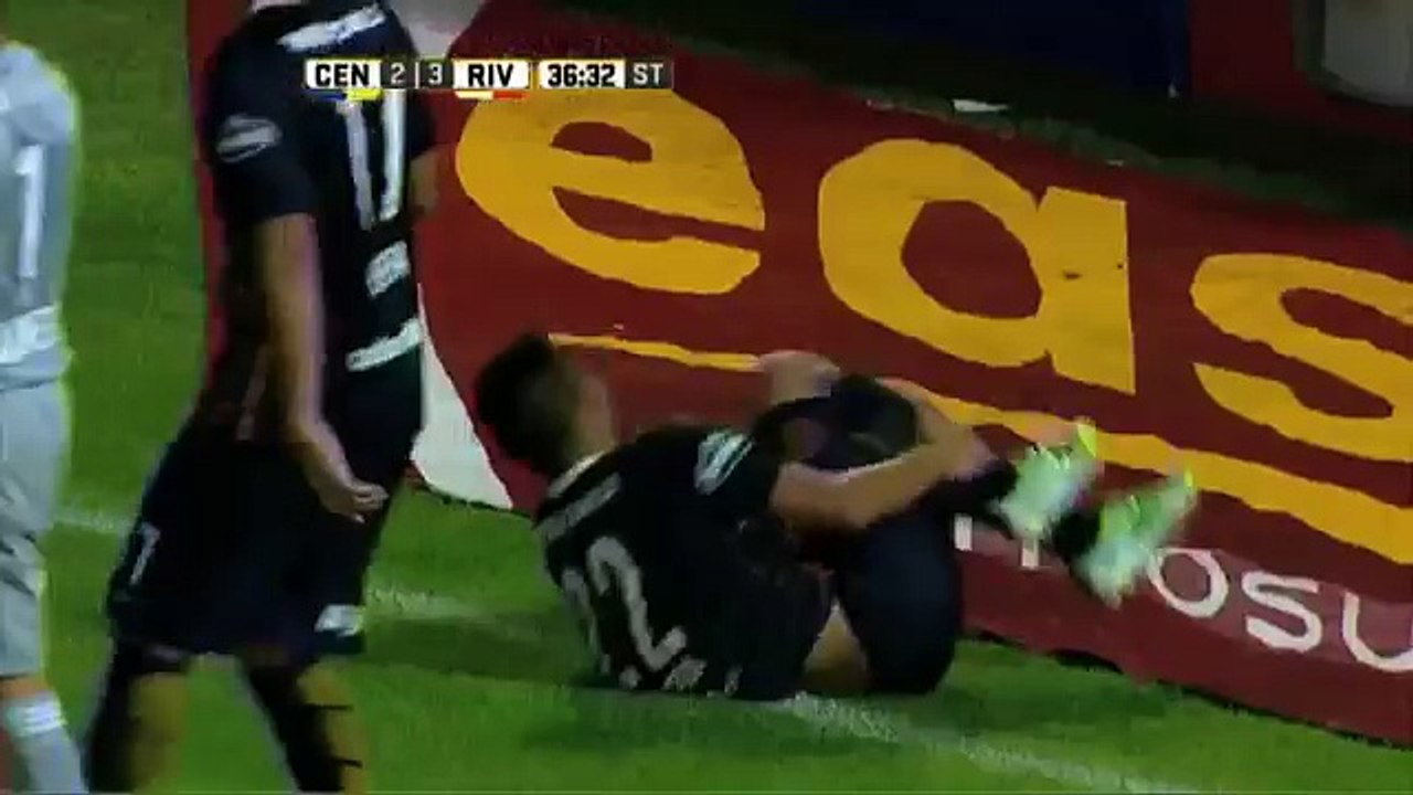 ¿Penal a Villagra? Central 2 - River 3. Fecha 4. Primera División 2016.