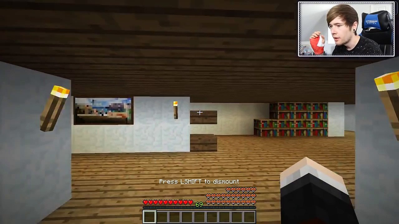 Minecraft DANTDM BROKEN HAND CHALLENGE 2!! Custom Map