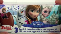 Disney Frozen Mystery Surprise Chocolate Toy Eggs Triple Pack Review & Unboxing, Zaini, Ki