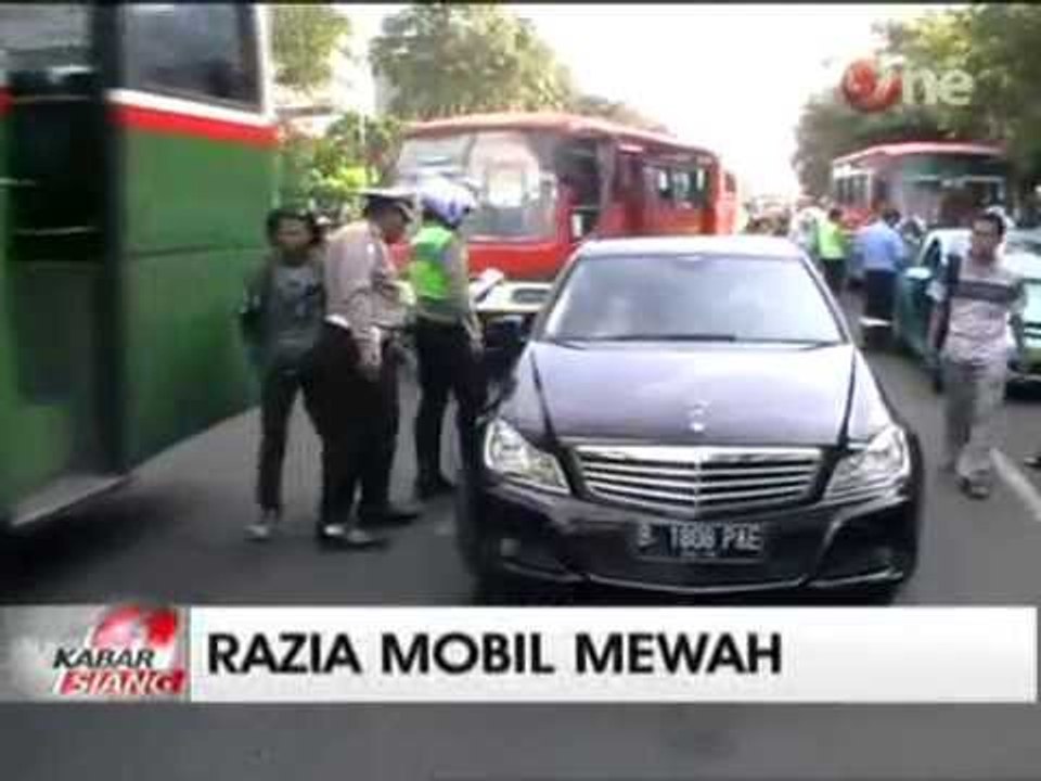Mobil-mobil Mewah Kena Razia