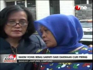 Terdakwa Pencurian Tatakan Gelas Divonis Bebas
