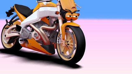 VIDS for KIDS in 3d (HD) - Jimmy the Motorcycle for Children - AApV