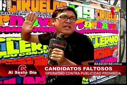 AL SEXTO DIA 19-03-2016 : Campaña que ensucia: Las calles se encuentran llenas de afiches y publicidad