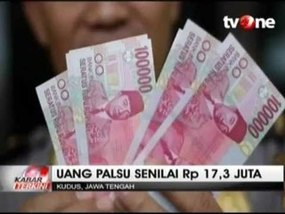 Edarkan Uang Palsu, Seorang Bapak dan Anaknya Ditangkap Polisi
