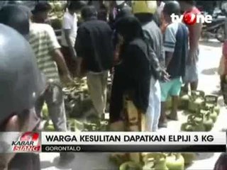 Warga Gorontalo Kesulitan Dapatkan Elpiji 3 Kg   KanalOne CMS