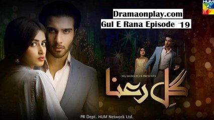 Gul e Rana Episode 19 on Hum TV in 19 March 2016