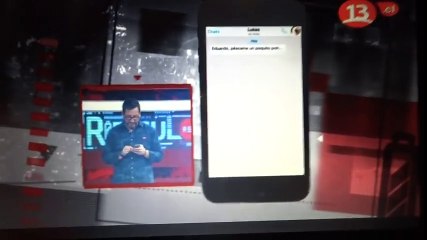 Gabe the dog on chilean TV!!