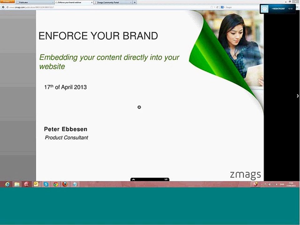 Enforce your brand Embedding your content directly into your website_clip1