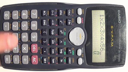 Manual calculadora: Calcular el factorial de un número