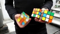 Resuelve tres cubos de Rubik en 20 segundos mientras hace malabares