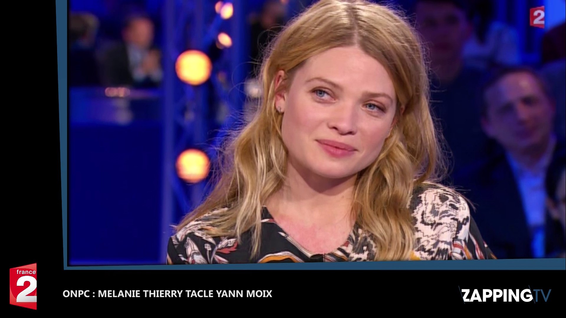 ONPC : Mélanie Thierry agacée par les questions de Yann Moix, elle le tacle  violemment (Vidéo) - Vidéo Dailymotion
