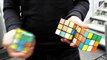 Il résout 3 Rubik's cube en moins de 20 secondes et le tout en jonglant !
