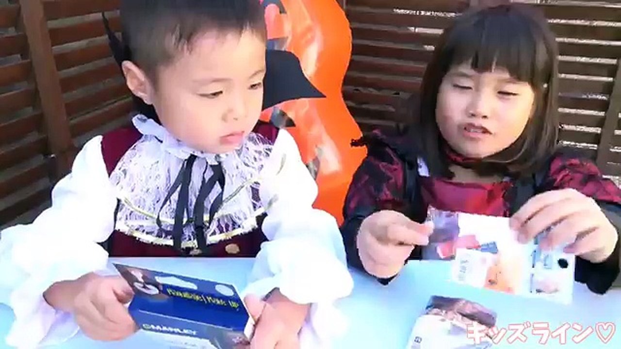 ハロウィン メイク クレヨンみたい！！USJ メイク体験したよ♫ Halloween Make...