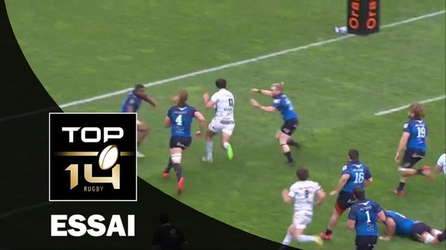 TOP 14 - Montpellier - Racing 92 : 60-7 Essai Étienne DUSSARTRE (RAC) - J13 - Saison 2015/2016