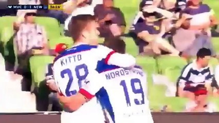 Melbourne Victory vs Newcastle Jets 1-1 Goal Ryan Kitto (20-03-2016) A-League