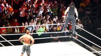 WWE LIVE TOKYO JAPAN ROMAN REIGNS VS JOHN CENA STREET FIGHT