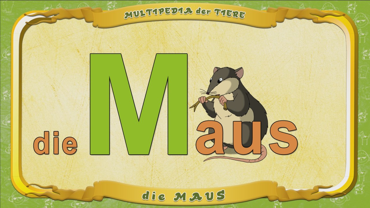 Multipedia der Tiere. Buchstabe M - die Maus
